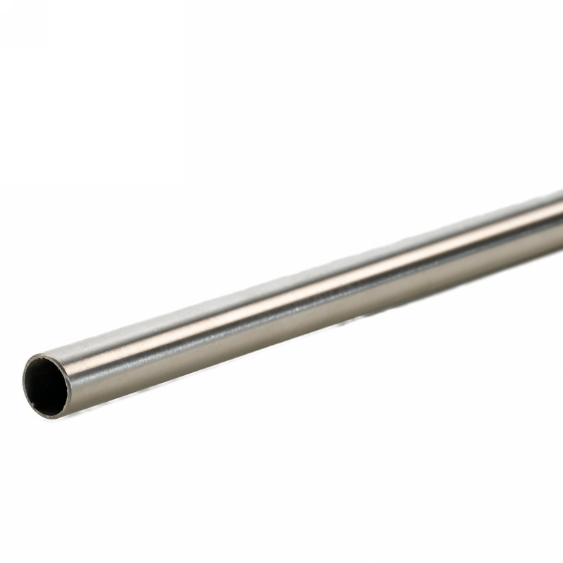 Edelstahlstab Ø16x1,0x1090 mm ohne Gewinde, Wst. 1.4301 geschliffen Korn 400 OHNE Trapezscheibe