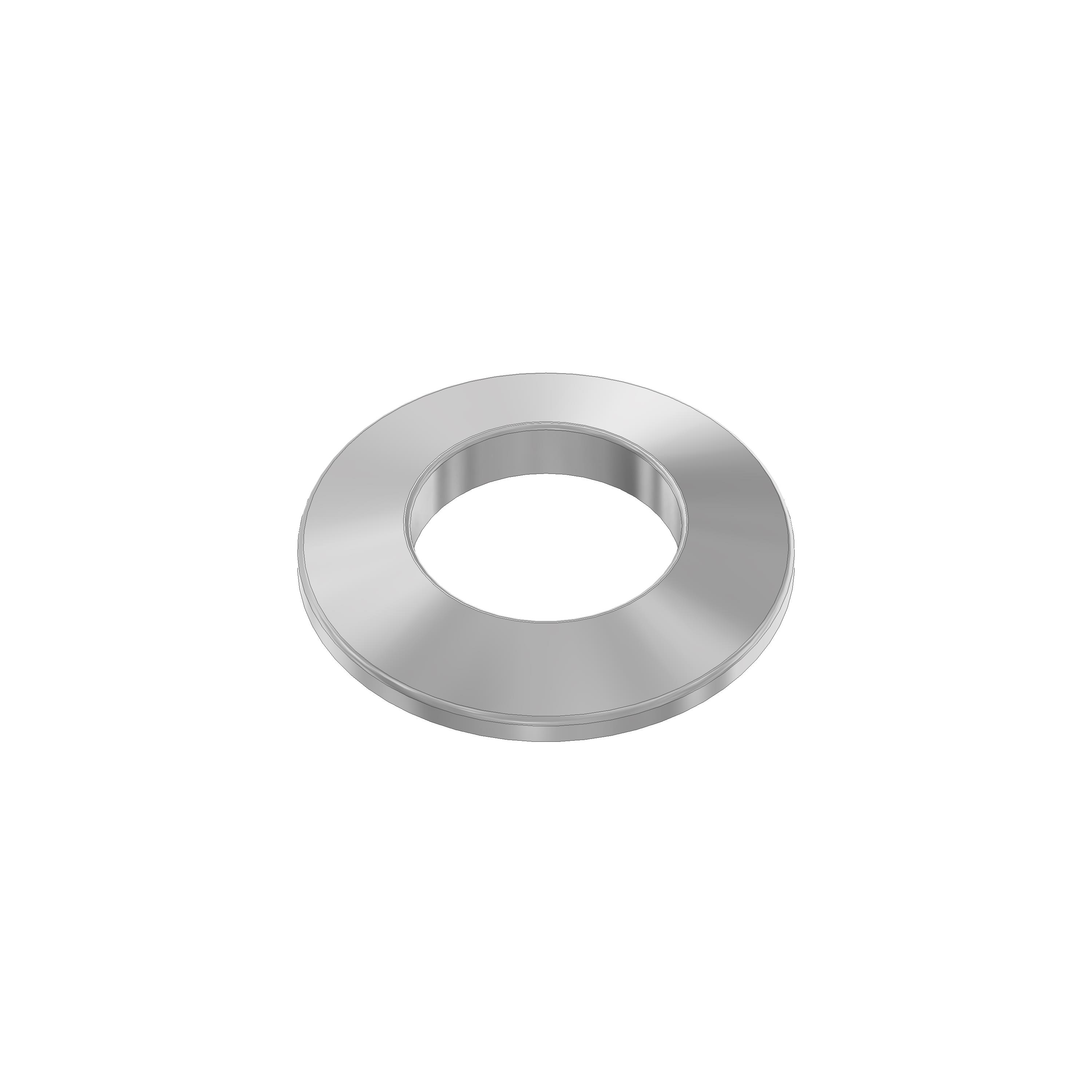 V2A Trapezscheibe Ø30 x 4 mm mit Durchgangsbohrung 16,3 mm