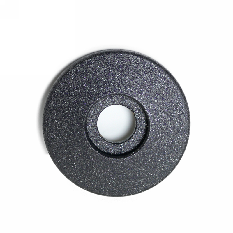 Trapezscheibe Ø40x6 mm in P7 mit Ausdrehung Ø16,7x3 mm und Durchgangsbohrung Ø10,5 mm beschichtet in P7 Feinstruktur