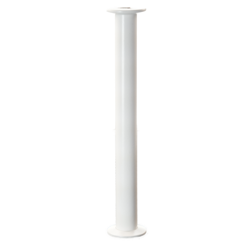 Distanz Ø16 150 - 200 mm in RAL9010 mit 2 Trapezscheiben (Ø30mm) Art-Nr.: 50013947