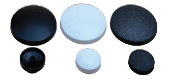 Abdeckkappe aus Kunststoff Ø16 mit 4,2 mm Innenzapfen für Rundkopfschrauben Schraubenkopf-Ø 14,5 mm, DB703 (ähnlich P7)